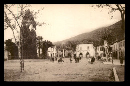 ALGERIE - MILIANA - PLACE DE L'HORLOGE - CAFE LYONNAIS - Sonstige & Ohne Zuordnung