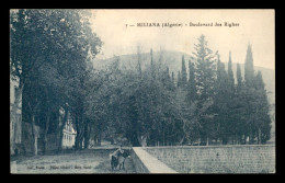 ALGERIE - MILIANA - BOULEVARD DES RIGHAS - Sonstige & Ohne Zuordnung