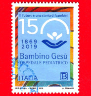 ITALIA - Usato - 2019 - 150 Anni Dell'Ospedale Pediatrico Bambino Gesù - Logo - B - 2011-20: Oblitérés