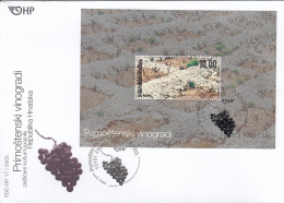 FDC CROATIA Block 23 - Fruit