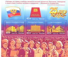 2018. Russia, 25y Of The New Constitution In Russia, S/s, Mint/** - Ungebraucht