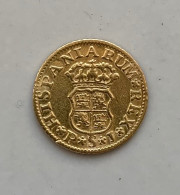 ½ Escudo Ferdinand VI 1747 - Or - Sammlungen