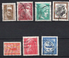 Grece N° 0611 à 617 Art Antique Ensemble 7 Valeurs, Voir Detail - Used Stamps