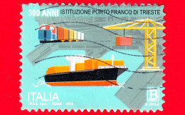 ITALIA - Usato - 2019 - 300 Anni Del Porto Franco Di Trieste – Mappa - B - 2011-20: Used