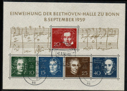 Bund 1959 - Mi.Nr. Block 2 - Gestempelt Used - Tagesstempel Vom Ersttag TRIER - 1959-1980