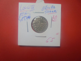 Louis IX (1226-1270) Denier Tournoi Argent (A.2) - 1226-1270 Luis IX (San Luis)