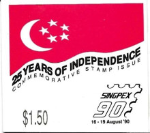 Singapore Booklet Mnh ** 1990 Independence - Singapore (1959-...)