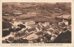 Repubblica Di San Marino ( Saint Marin ) * Il Borgo Maggiore Da Un Sentiero Della Rupe * Italia - San Marino