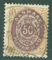 Danemark   Yvert  28     Ou Michel  30 IYA   Ob  TB       Dent 14 Par 13.50   - Usati