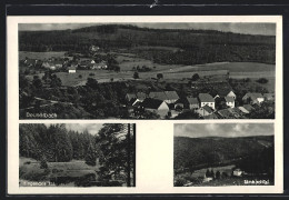 AK Deuselbach, Singendes Tal Und Simbachtal, Ortsansicht  - Sonstige & Ohne Zuordnung