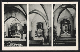 AK Sinzenich B. Zülpich, Innenansicht Kath. Pfarrkirche  - Zülpich