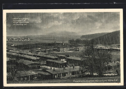 AK Münsingen, Blick Zum Truppenübungsplatz Bei Regen  - Münsingen