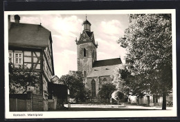 AK Korbach, Marktplatz Mit Kirche  - Korbach