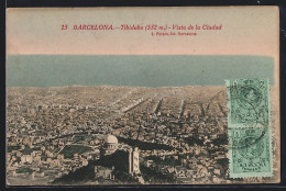 Postal Barcelona, Tibidabo, Vista De La Ciudad  - Barcelona