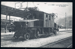 15074 - SUISSE -  Locomotive Electrique Du SIMPLON - Simplon