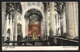 Postal Las Palmas, Interior De La Catedral  - Autres & Non Classés