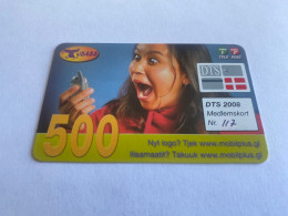 1:015 - Greenland DTS 2008  Membercard - Groenlandia