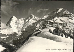 11621310 Muerren BE Mit Eiger Moench Jungfrau Muerren - Autres & Non Classés