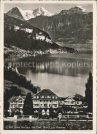 11621279 Gunten Hotel Hirschen Mit Eiger Moench Jungfrau Gunten - Altri & Non Classificati