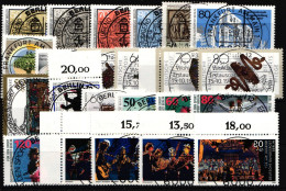 Berlin Lot Gestempelt Nur Vollstempel Viele Sonderstempel #JL190 - Collections