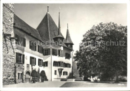 11621248 Spiez BE Schloss Spiez Turm Palais Und Nordfluegel Spiez - Autres & Non Classés