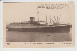 LE HAVRE - SEINE MARITIME - PAQUEBOT LAFAYETTE - Harbour