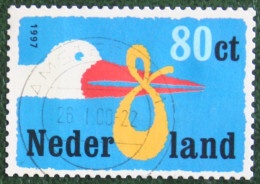 Geboortezegel Gestanst NVPH 1735 (Mi 1631); 1997 Gestempeld / Used NEDERLAND / NIEDERLANDE - Oblitérés