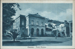 Cs257 Cartolina Cosenza Citta' Teatro Rendano 1946 - Cosenza