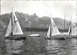 11621086 Thun BE Thunersee Mit Gantrisch Und Stockhorn Segelpartie Thun - Other & Unclassified