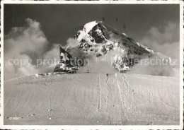 11621070 Jungfraujoch Mit Moench Schweizer Flagge Jungfraujoch - Otros & Sin Clasificación