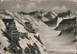 11621066 Jungfraujoch Mit Moench Und Aletschgletscher Berghaus Observatorium Jun - Autres & Non Classés