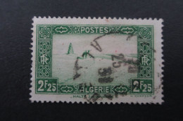 ALGERIE N°121 Oblit. TB COTE 16,50 EUROS VOIR SCANS - Usati