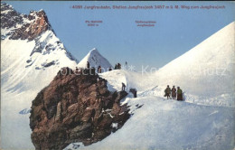 11620786 Jungfraujoch Jungfraubahn Bergbahn Berner Alpen Jungfraujoch - Andere & Zonder Classificatie