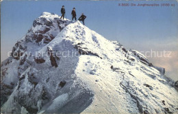 11620784 Grindelwald Jungfrauspitze Berner Alpen Bergsteiger Grindelwald - Altri & Non Classificati
