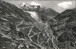 11620739 Rhonegletscher Glacier Du Rhone Grimsel Und Furkastrasse Gebirgspass Rh - Sonstige & Ohne Zuordnung