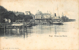 CPA France Évian-les-Bains Port - Evian-les-Bains