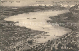 11609494 Geneve GE Lac Leman Et Les Alpes Vue Aerienne Geneve - Andere & Zonder Classificatie