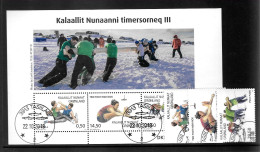 Greenland 2018 CTO Sport In Greenland Sg 852/4 & MS855 - Usati