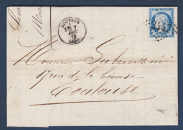 Tarn Et Garonne -  G.C  2447  Et Cachet 16  MONTECH - 1849-1876: Période Classique