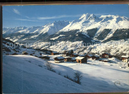 11605569 Obersaxen GR Blick Auf Das Verschneite Miraniga Obersaxen  - Andere & Zonder Classificatie