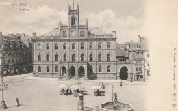 0-5300 WEIMAR, Kleiner Wochenmarkt Vor Dem Rathaus, Litfaßsäule, 1905, Trenkler - Weimar