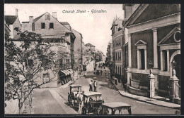 Postal Gibraltar, View Of Church Street  - Gibilterra