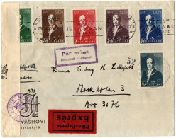 1,46 FINLAND, WW II, 1942, CENSORED COVER TO SWEDEN - Covers & Documents