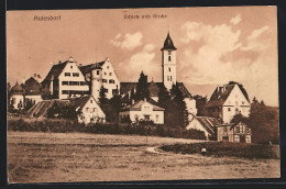 AK Aulendorf, Schloss Und Kirche  - Autres & Non Classés