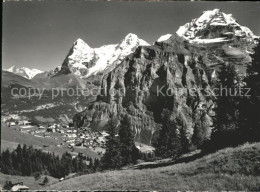 11605226 Muerren BE Mit Wetterhoerner-Eiger-Moench-Jungfrau (Stempel) Muerren - Altri & Non Classificati