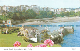 R073515 North Beach From Castle Hill. Tenby. Archway - World