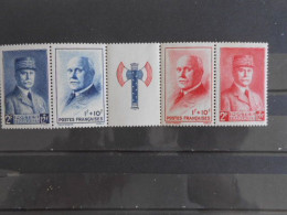 FRANCE YT 568/571 AU PROFIT DU SECOURS NATIONAL** - Unused Stamps