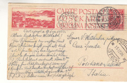 Suisse - Carte Postale De 1924 - Oblit Castagnola - Exp Vers Positano Salermo - Cachet De Napoli - - Covers & Documents