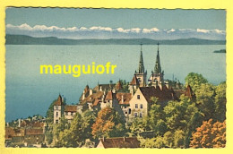 SUISSE / CANTON DE NEUCHÂTEL / NEUCHÂTEL : LE CHÂTEAU, LA COLLÉGIALE ET LES ALPES - Neuchâtel