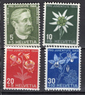 T3643 - SUISSE SWITZERLAND Yv N°399/402 * Pro Juventute - Unused Stamps